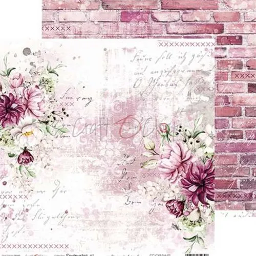 7 papiers imprimés scrapbooking 30 x 30 cm craft o’cock soulmates