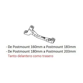 ADAPTATEUR AVANT ET ARRIERE HOPE H