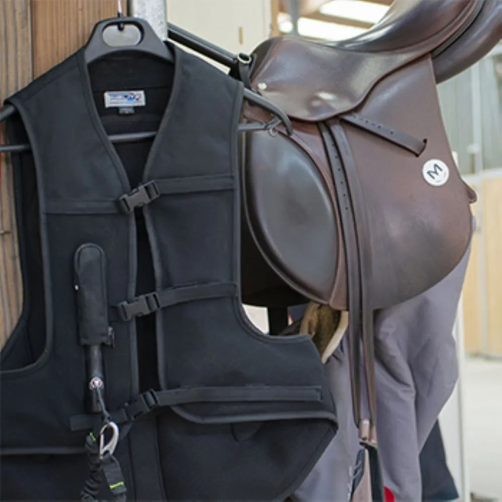 Airbag AIRJACKET noir équitation dressage protection chute de cheval enfant HELITE
