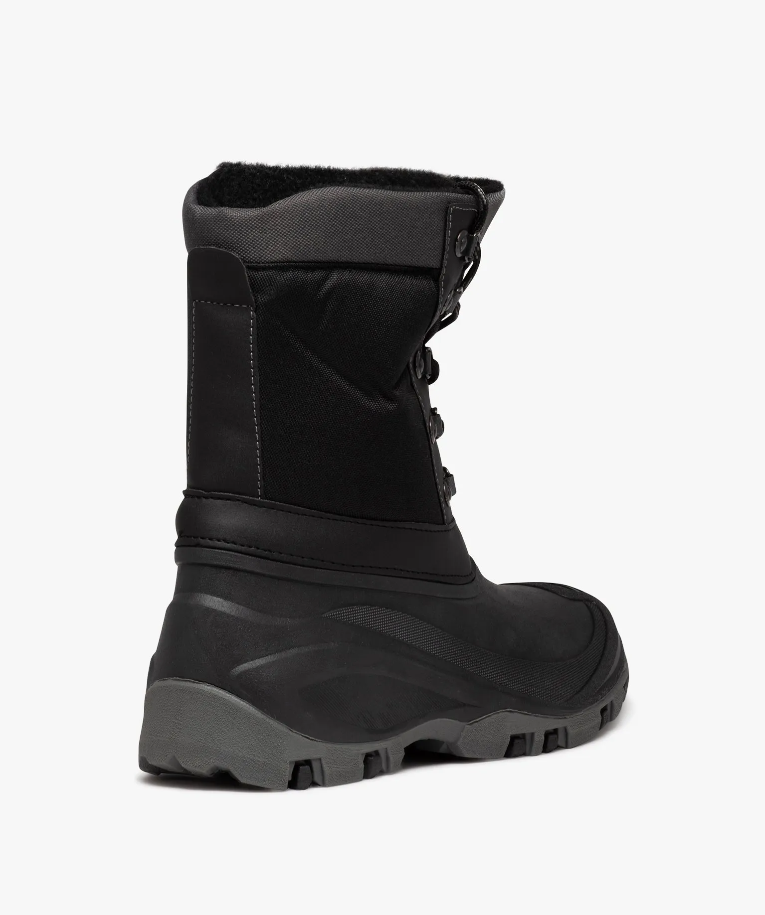apres-ski homme bicolores a lacets noir standard