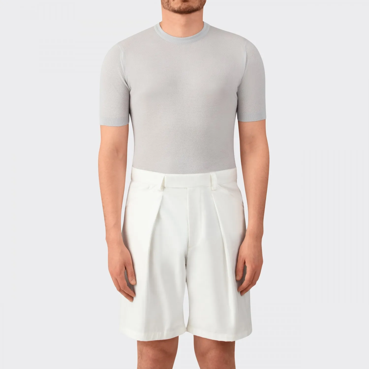 Arpenteur : Short  Chino S  : Blanc
