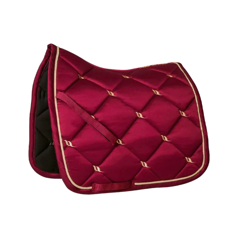 Back On Track - Tapis de dressage Night rouge foncé