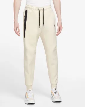 Bas de jogging Nike Sportswear Tech Fleece Blanc Crème pour homme