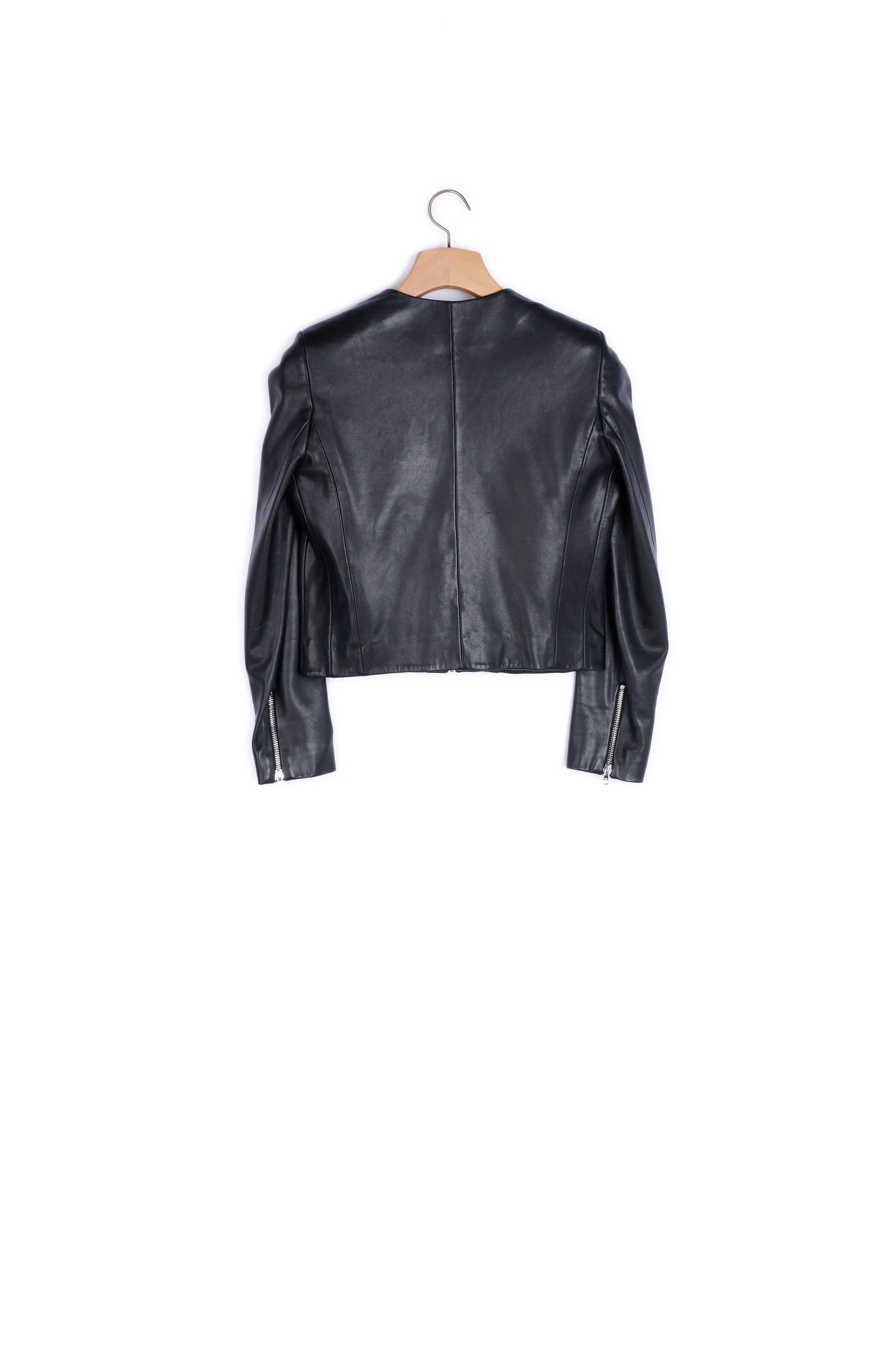 Blouson 100% cuir d'agneau