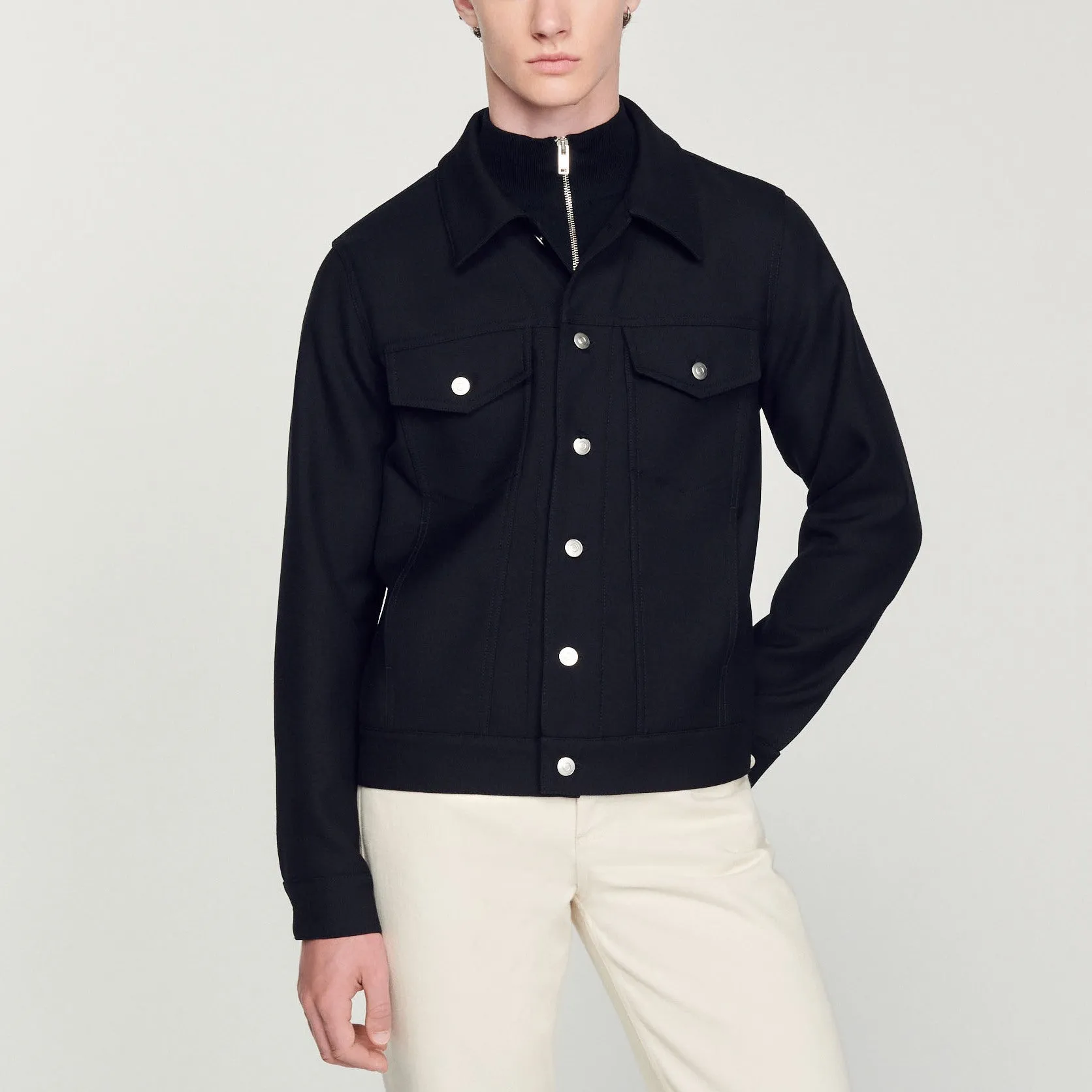 Blouson en laine