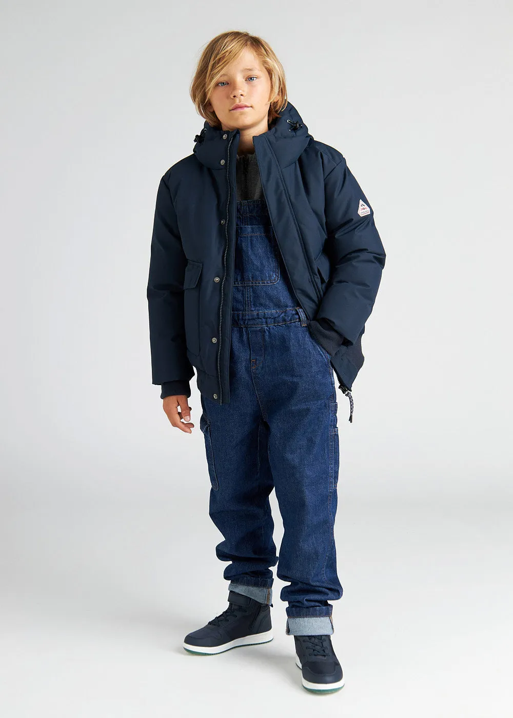 Blouson enfants chaud pour l'hiver Pyrenex Algot amiral