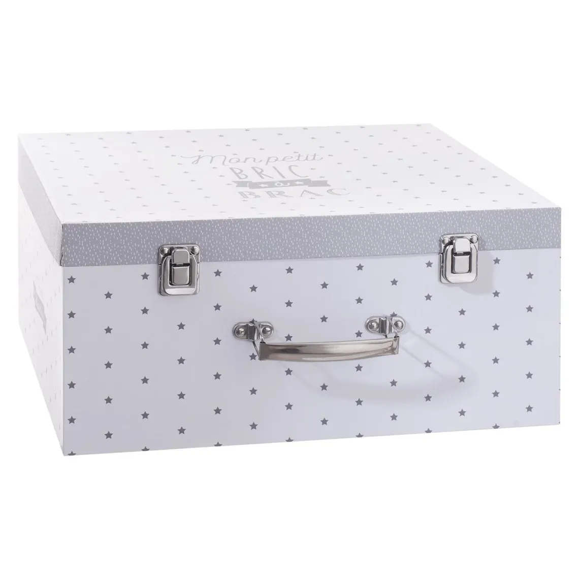 Boîte carton gris « Malle » x3 30/33/36 | 3 Suisses