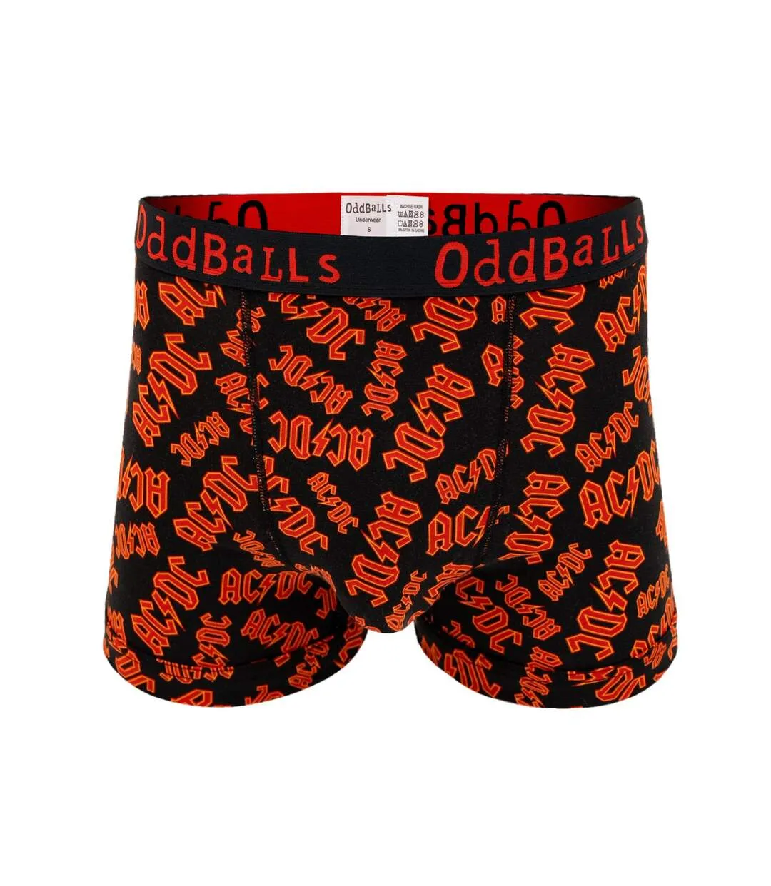 Boxer repeat logo homme rouge / noir OddBalls