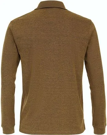 Casa Moda Polo Long Sleeves Jaune 403478000-556 commander en