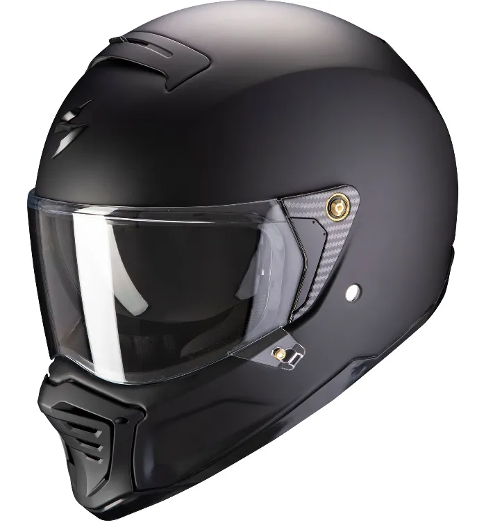 CASQUE SCORPION EXO-HX1 SOLID NOIR MAT