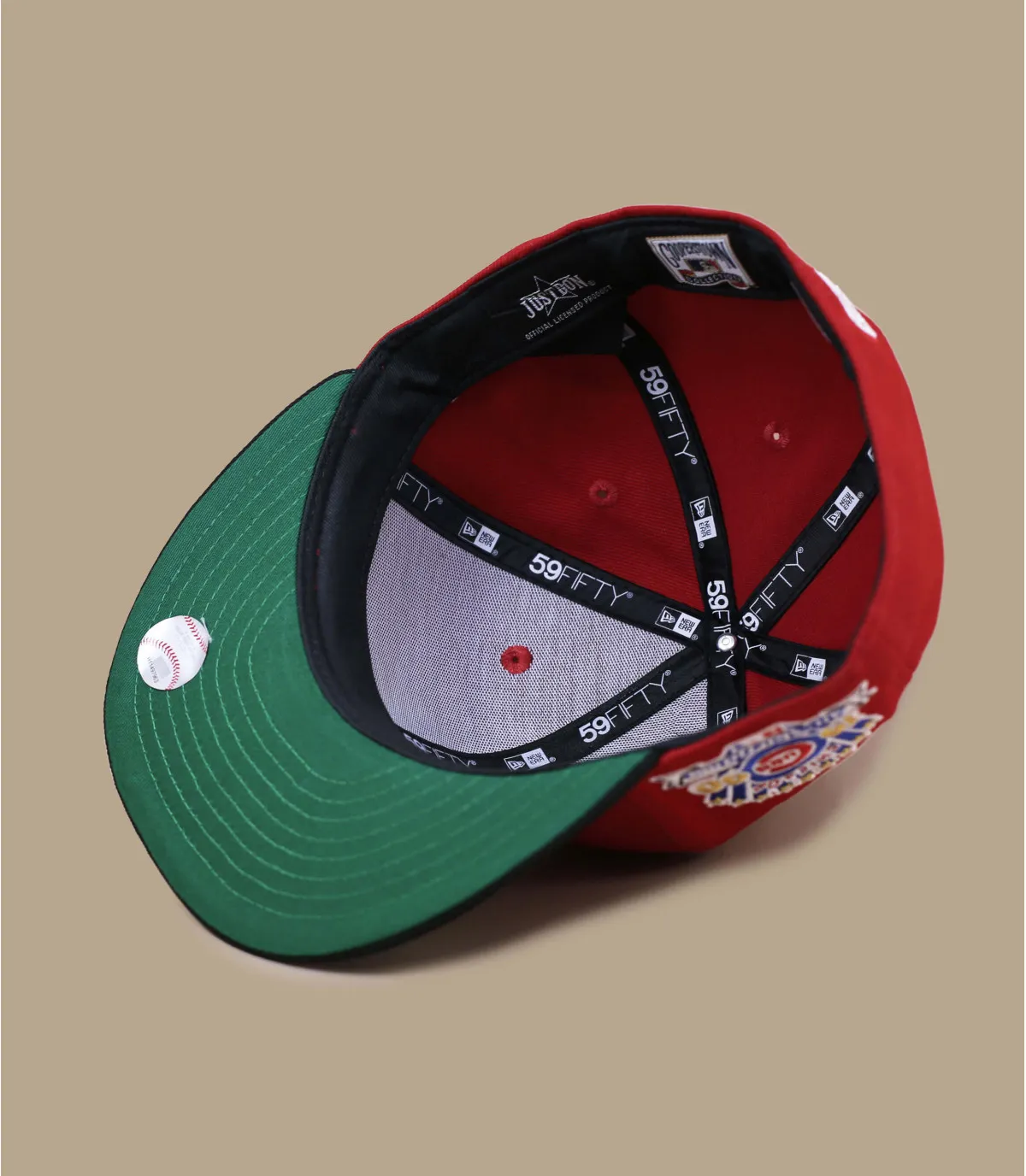 casquette fitted rouge cubs - Just Don 5950 Chicago Cubs New Era : Headict