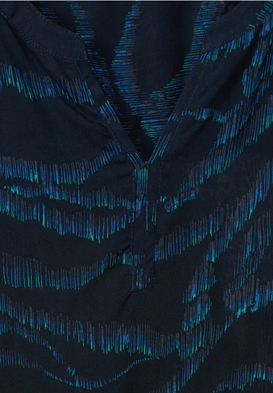 CECIL Chemisier en viscose multicolore 