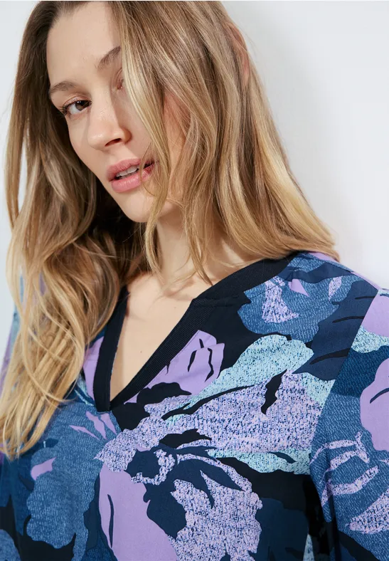 CECIL Chemisier à imprimé floral 