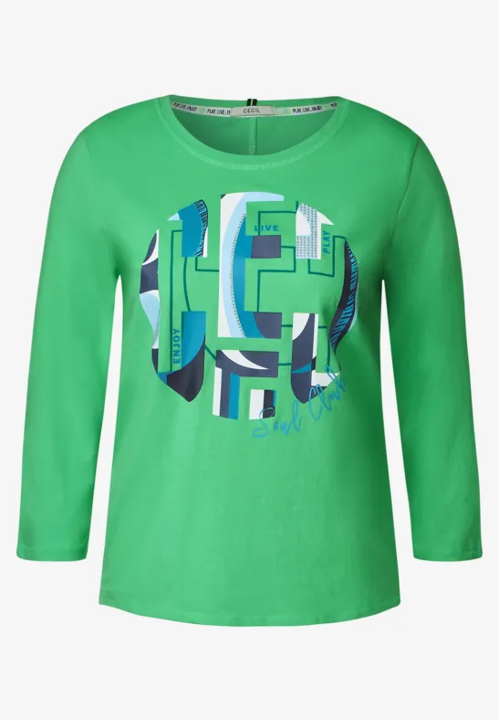 CECIL T-shirt à manches 3/4 