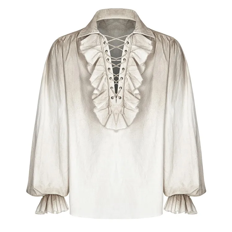 Chemise 'Orthodox Goth' Blanc Cassé