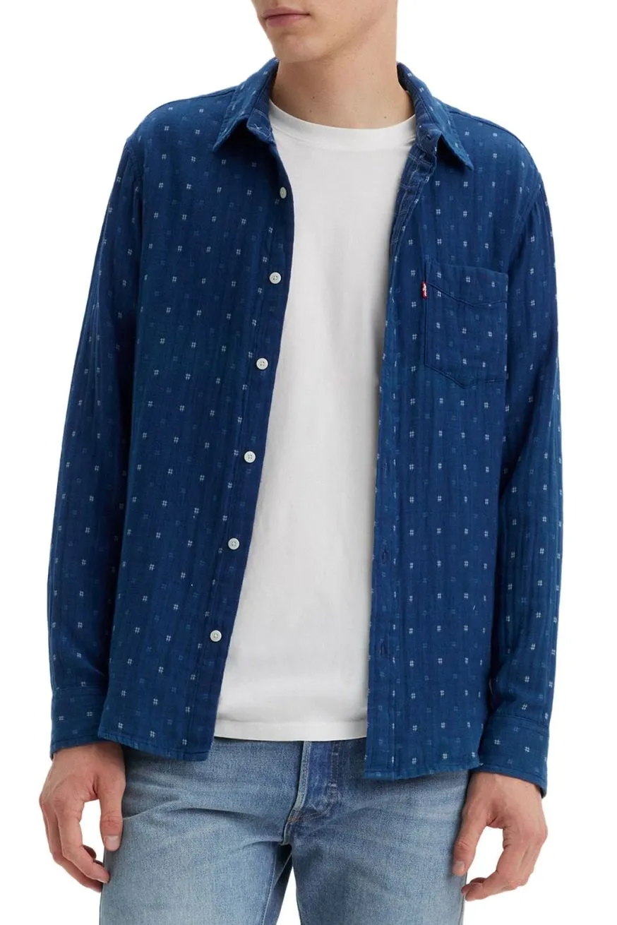 Chemise LEVI'S® SUNSET Grid Indigo Double Cloth