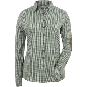 Chemise pour femme Gingham avec patchs