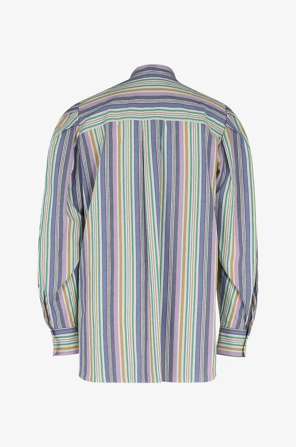 Chemise rayée à lavallière Tiverna
