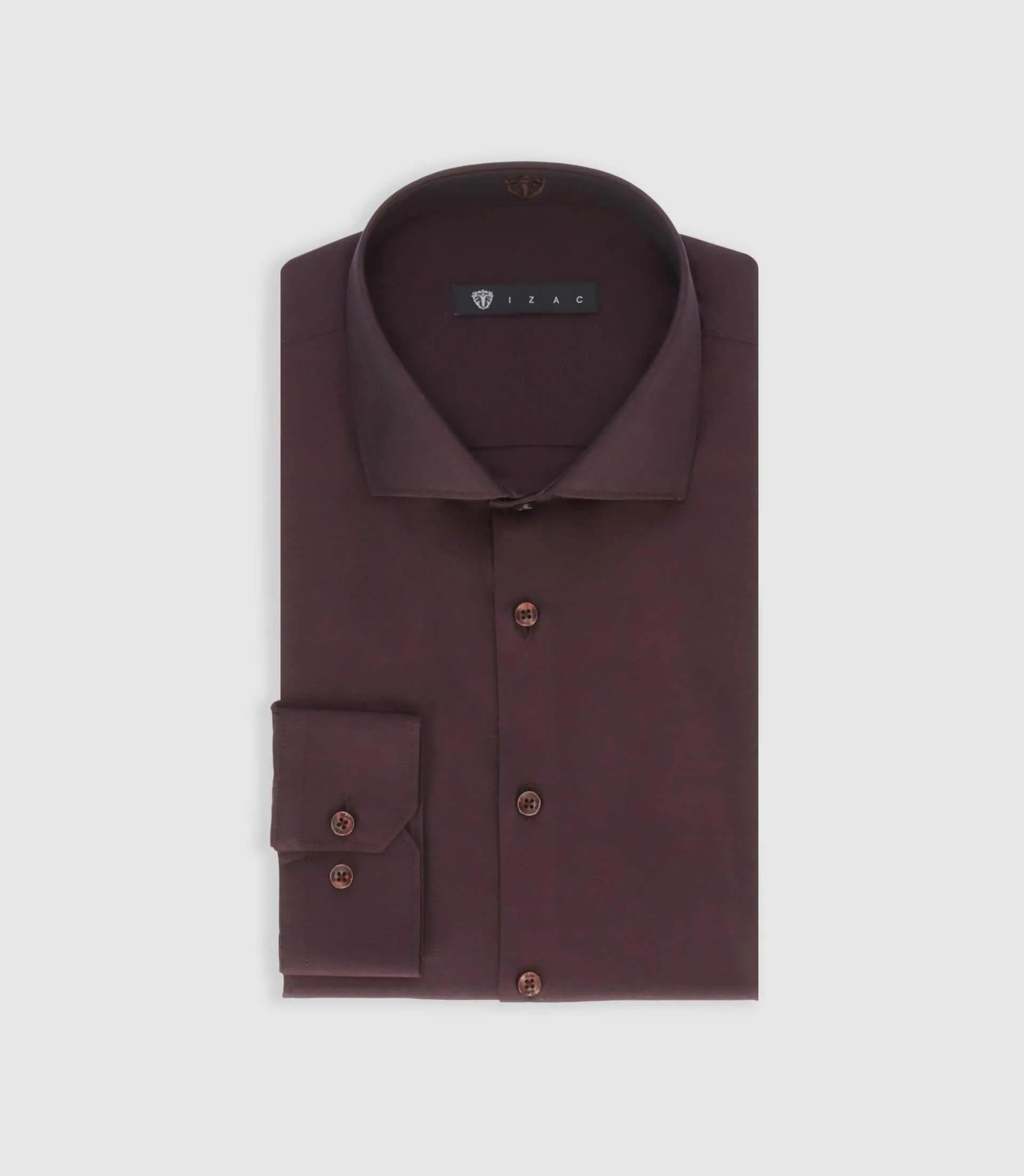 Chemise regular en coton bordeaux PEYO