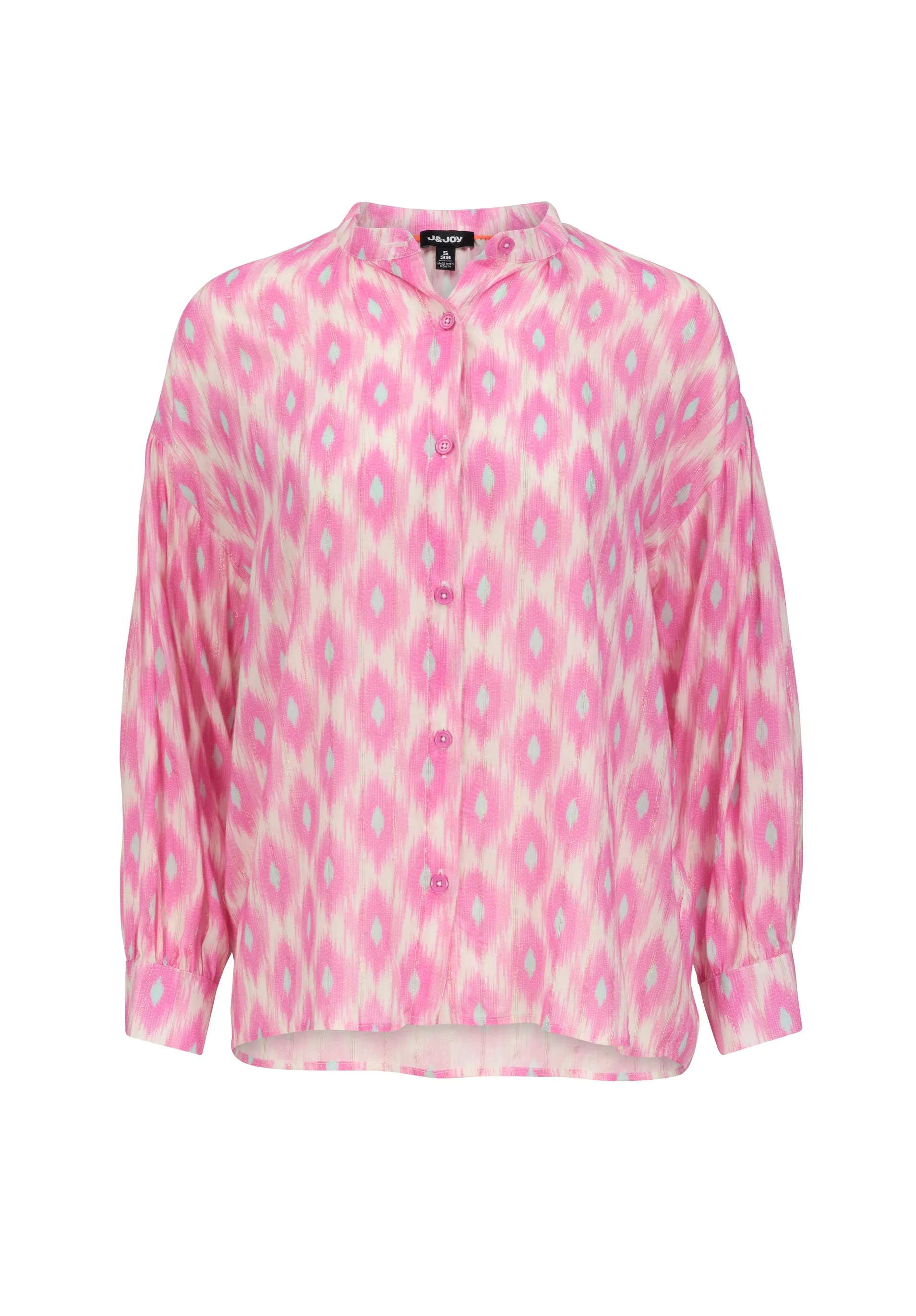 Chemisier ample en dégradé rose