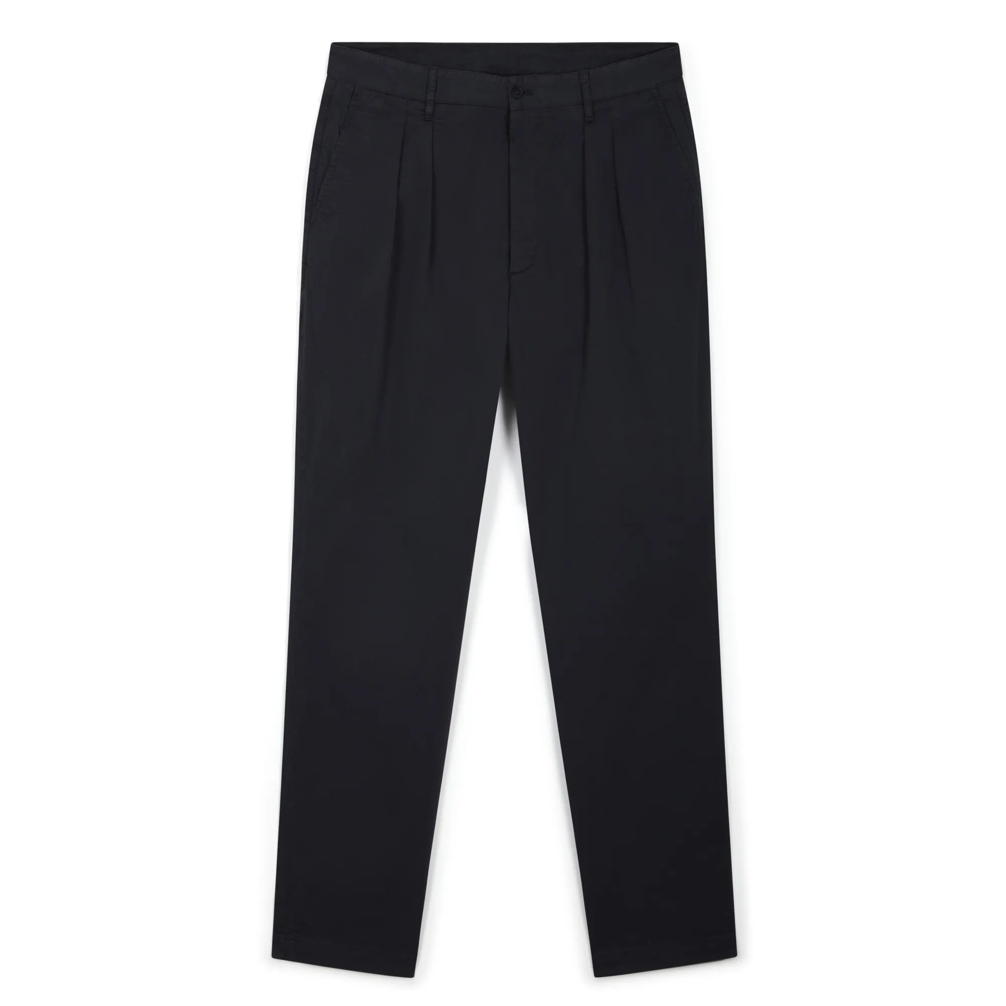 Chino 2 pinces toile d'été marine
