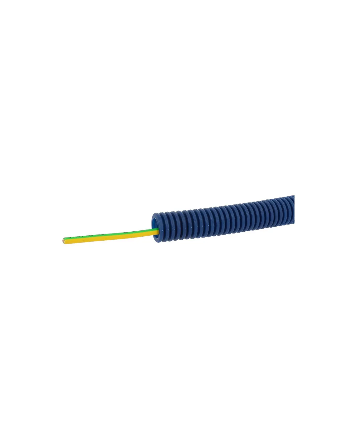 Conduit ICTA Chronofil® vert-jaune  diam. 16 courant fort 1 conducteur 2,5mm² RAL5010 LEGRAND 09028