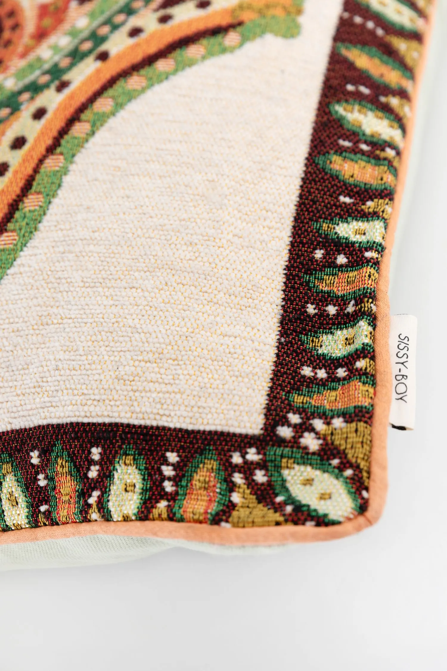 Coussin jacquard - multicolore