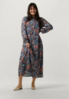 dea kudibal robe midi marla en bleu