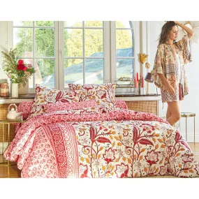 Drap plat  ARCHIVES rose en coton  | 3 Suisses