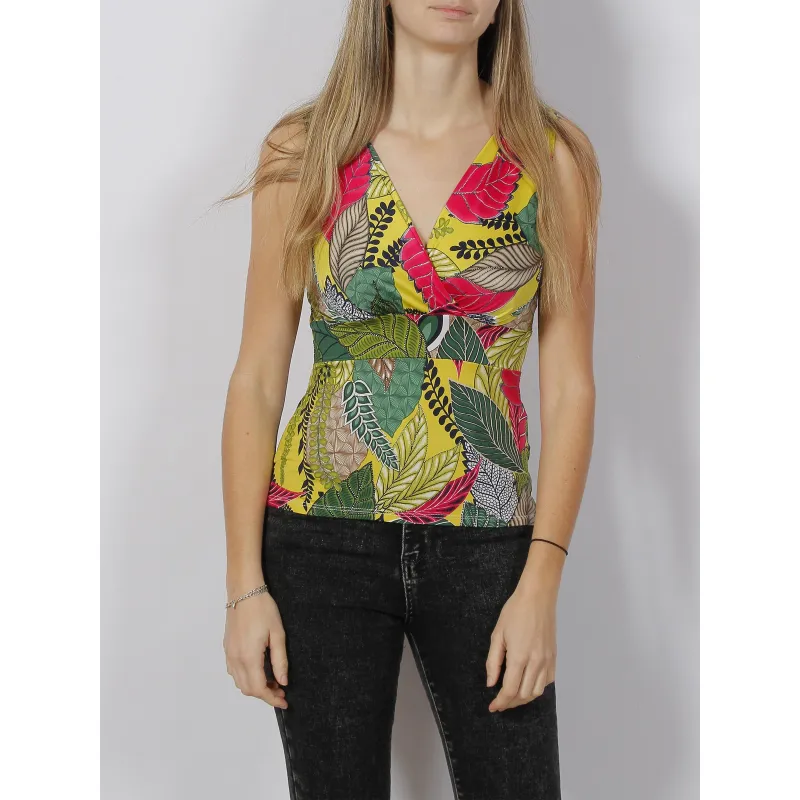 Débardeur imprimés floral dpepsa multicolore femme - Morgan | wimod