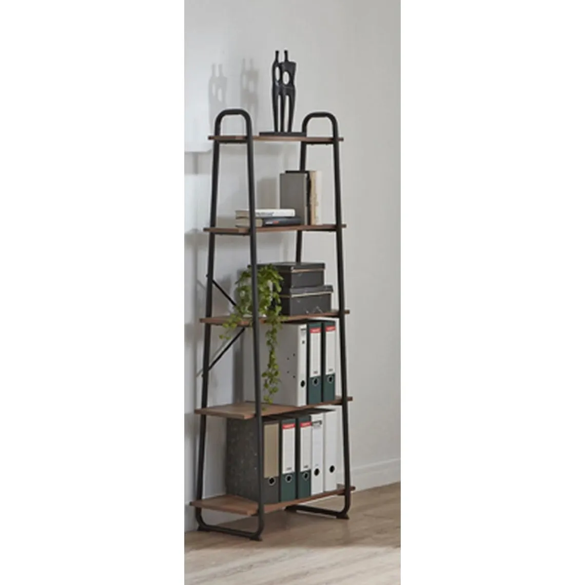 étagère de rangement en métal laqué noir  | 3 Suisses