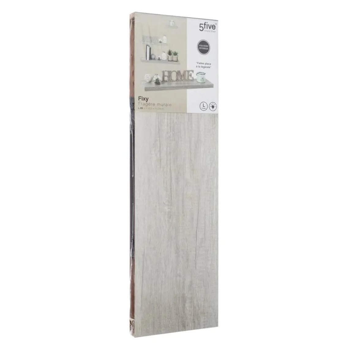 Étagère murale chêne gris L80 | 3 Suisses