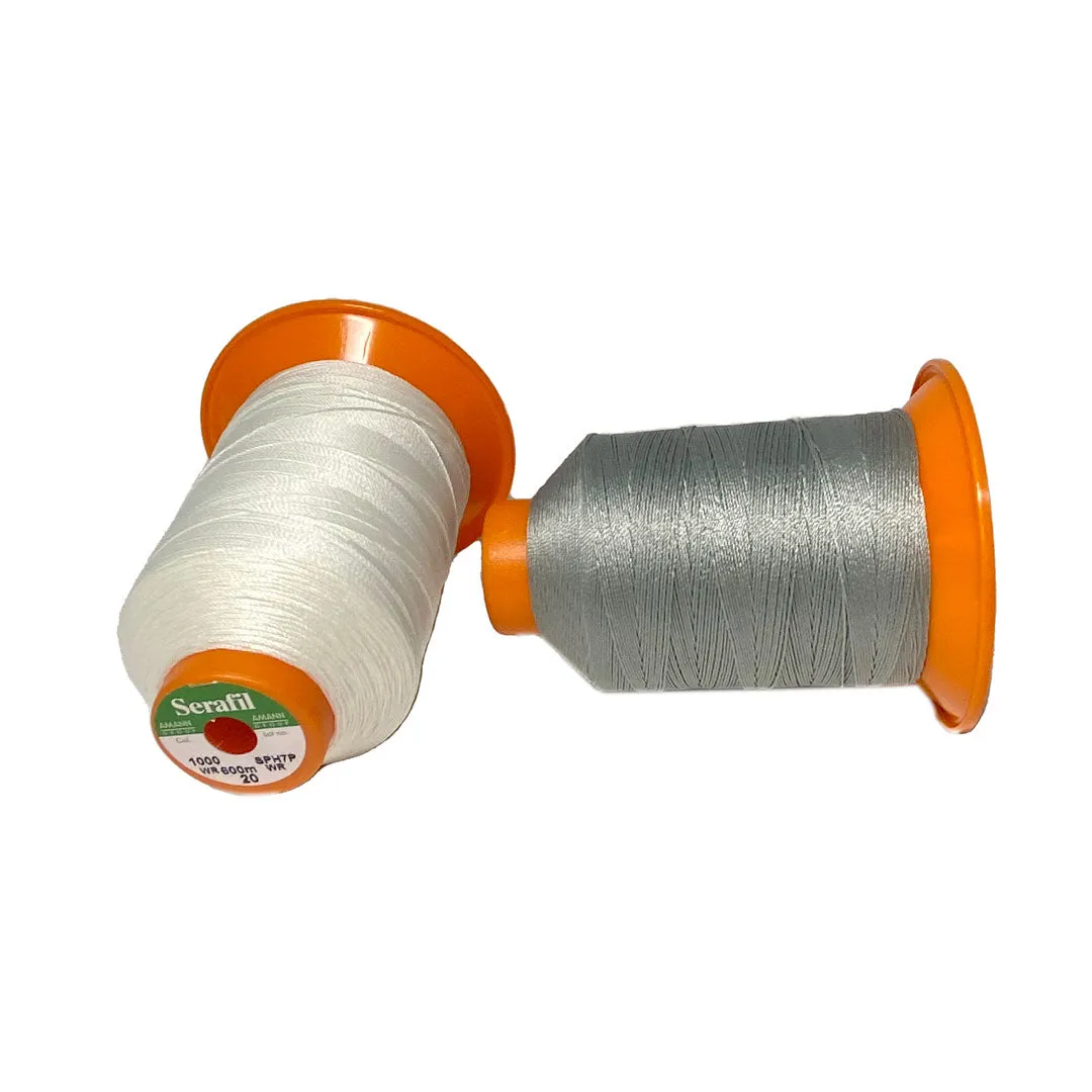 Fil Serafil 20WR, 600m, Fil à coudre extra fort hydrofugé gris, Amann, Col 850