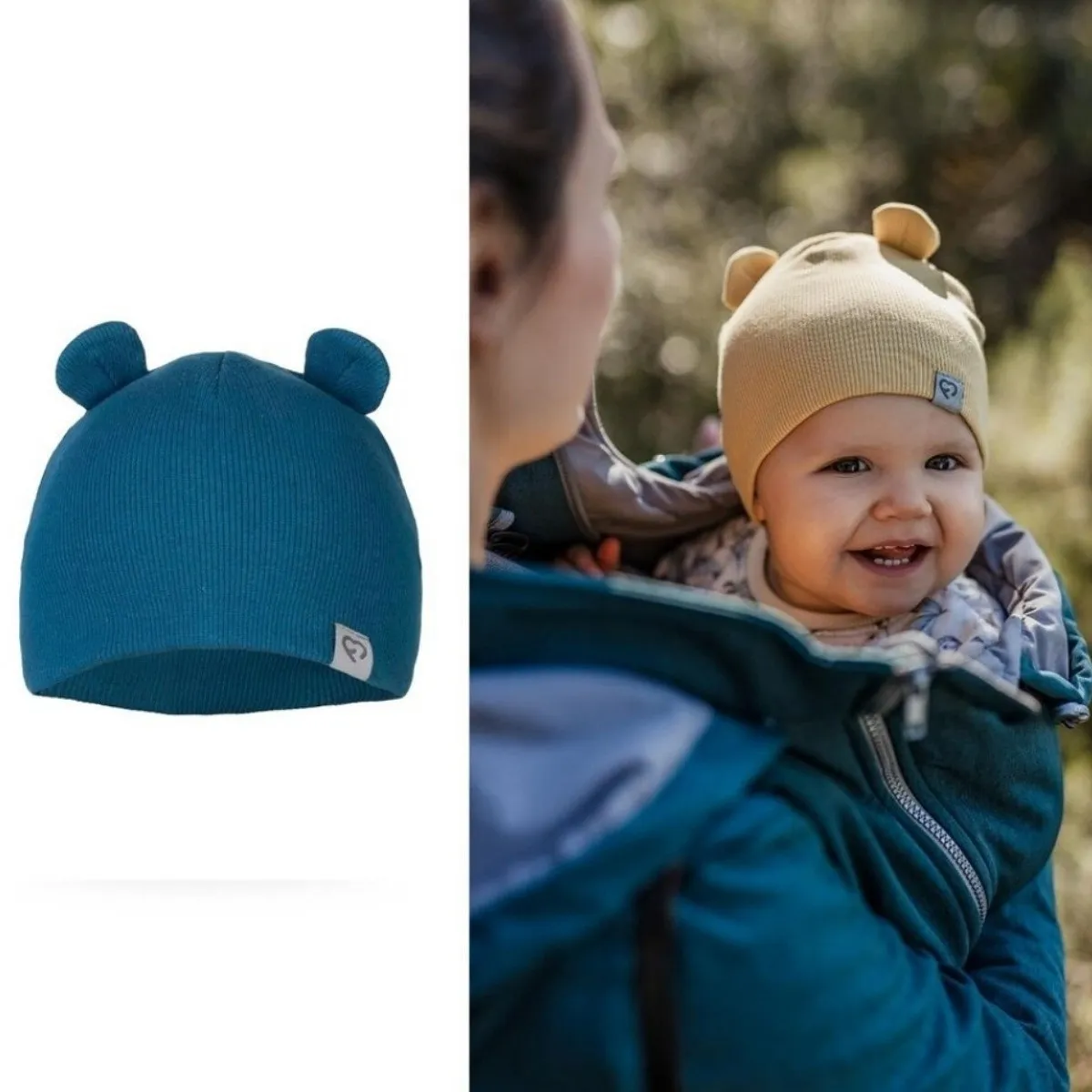 Fun2BeMum Bonnet Bébé et Enfant avec Oreilles d'Ours