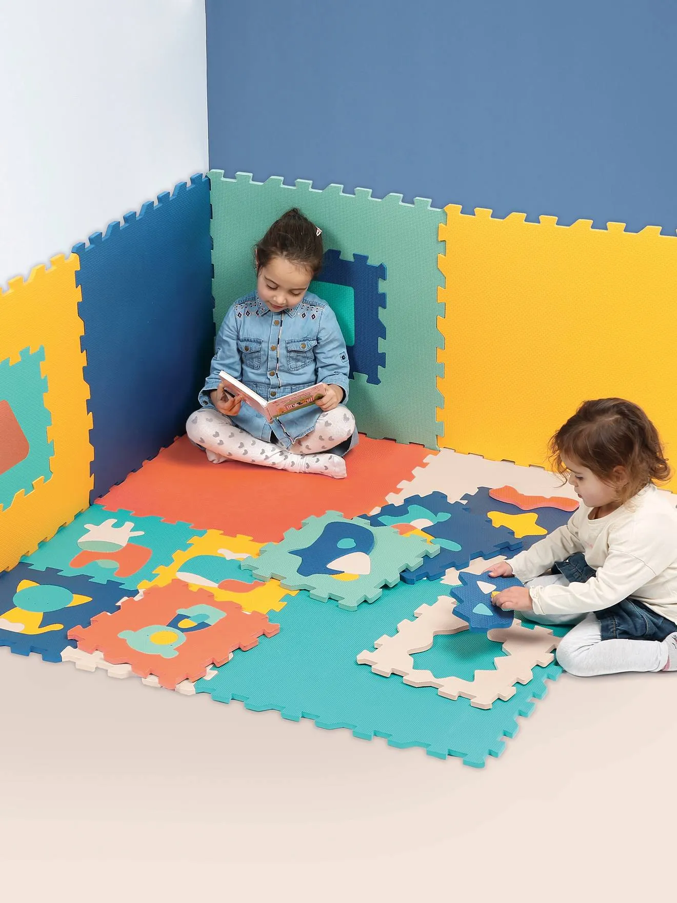 Jumbo tapis mousse LUDI multicolore - Ludi