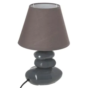 Lampe de chevet en céramique H31 gris | 3 Suisses