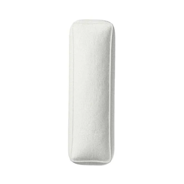 Lettre coussin I, 35x40cm (boucle) - blanc