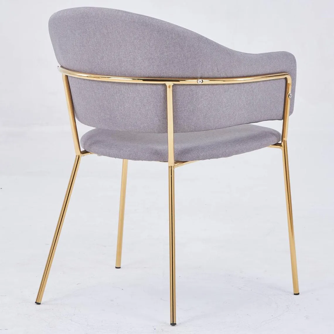 Lot de 2 chaises/fauteuils Ulrick Tissu Gris | 3 Suisses