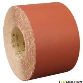 Makita Accessoires P-38249 Rouleau de papier de verre 120mm x 50 mtr. Grain 180 ROUGE
