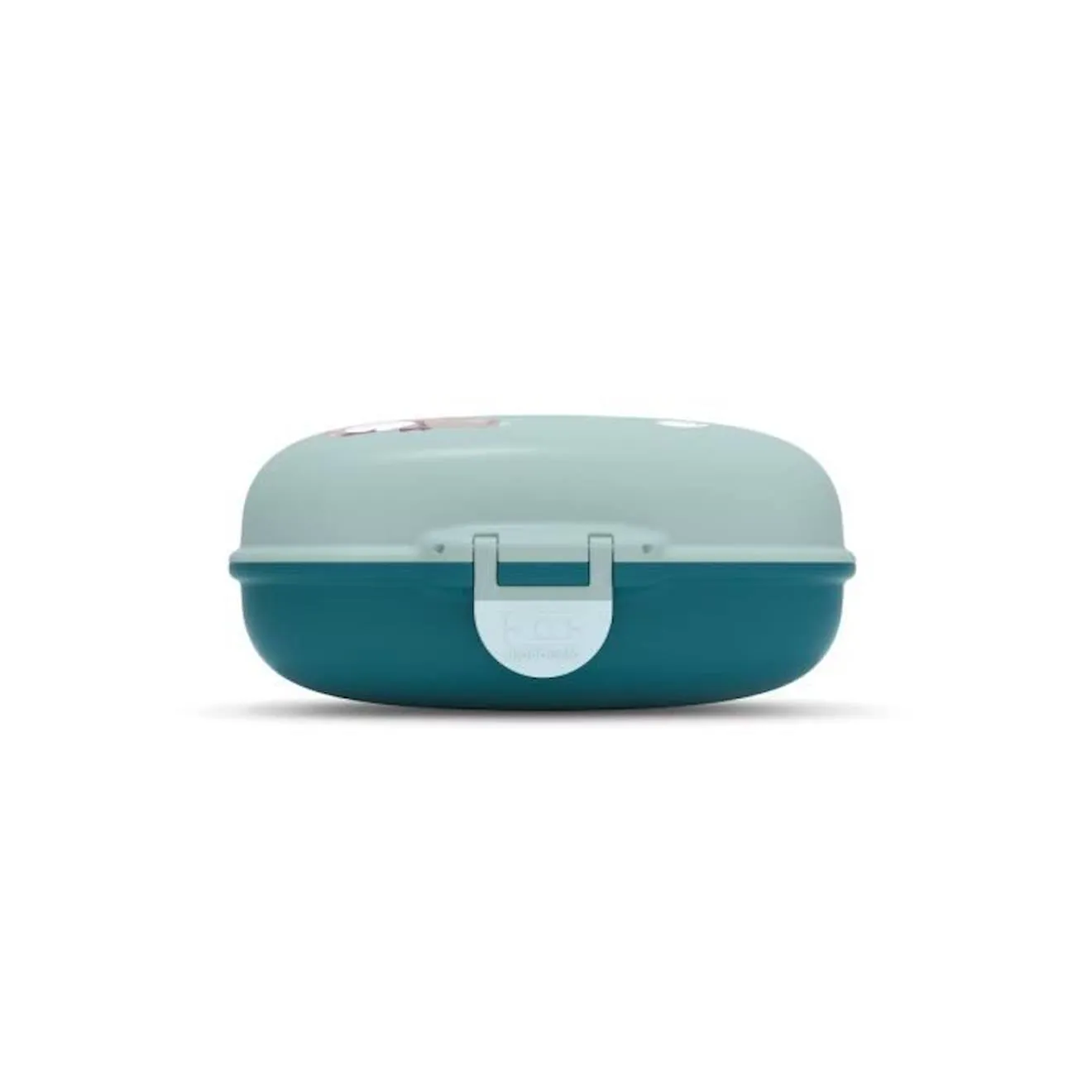 MONBENTO - Boîte à Goûter Snack Box Hermétique - Idéal Pour Ecole ou Parc - MB Gram bleu Capy blanc - MonBento