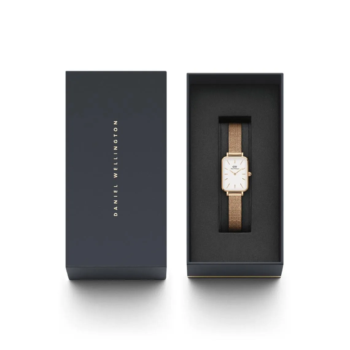 Montre Femme Daniel Wellington  Pressed Melrose - DW00100431 Bracelet Acier Doré Rose | 3 Suisses