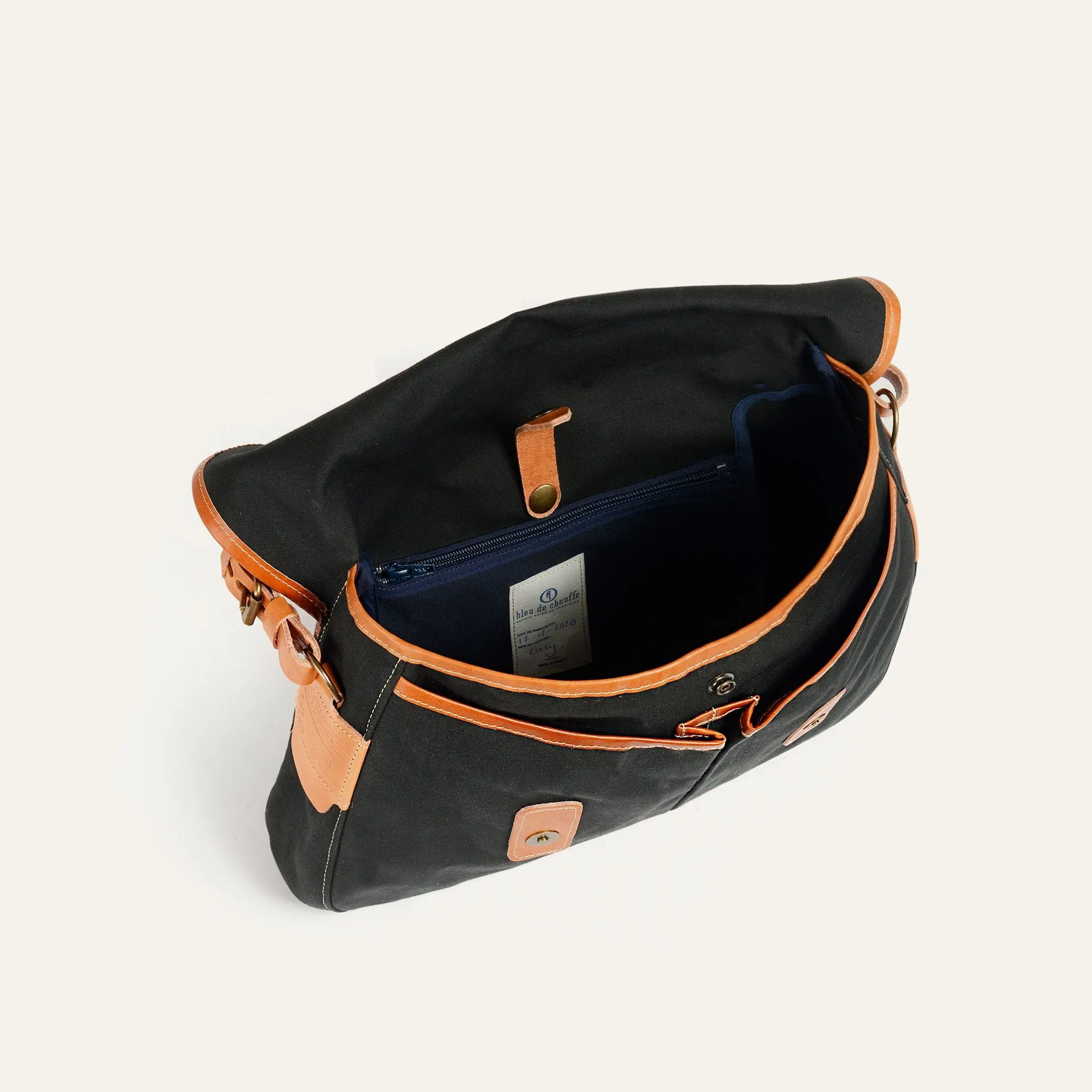 Musette du Pêcheur M - Kaki Foncé - Bleu de Chauffe - Marques de France