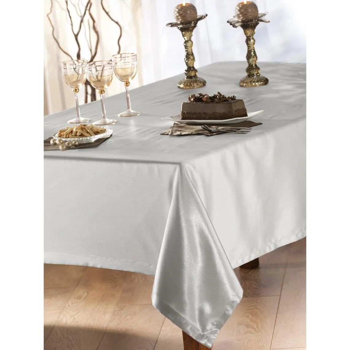 Nappe Textile KALYNE Gris Argente | 3 Suisses