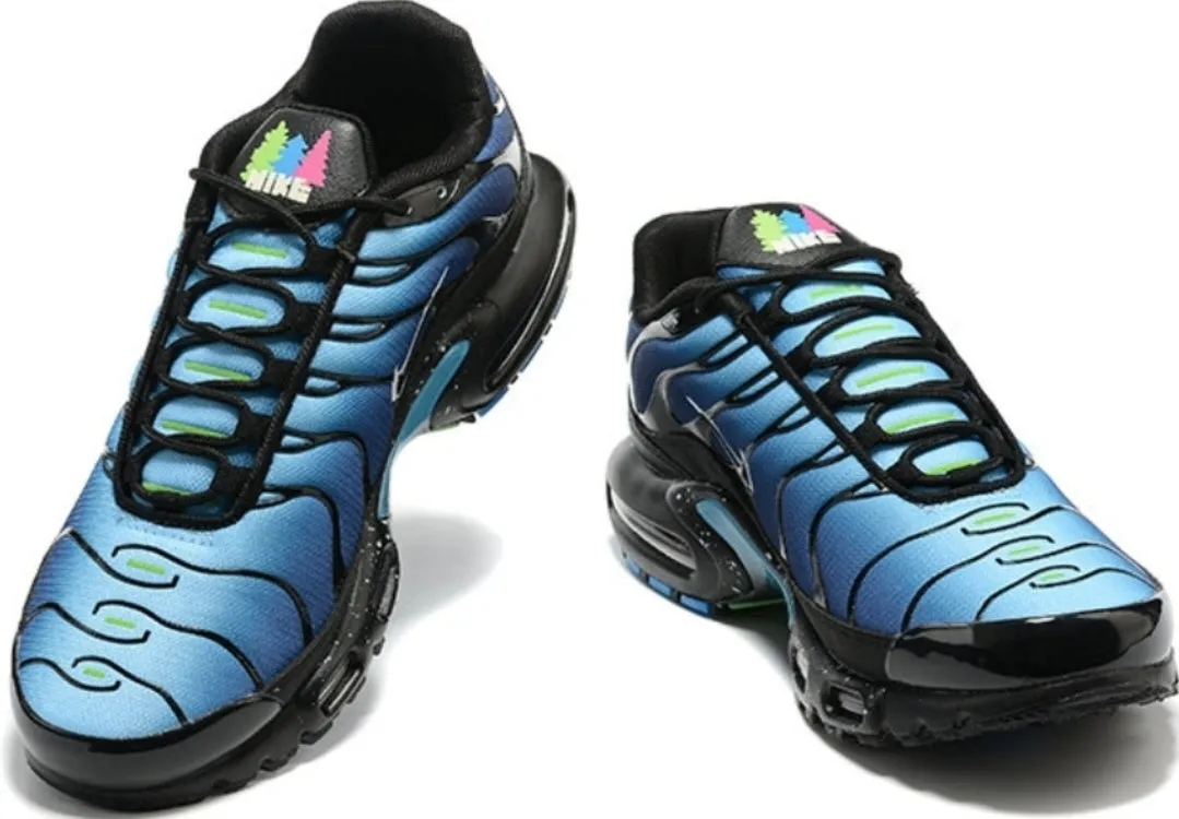 Nike Air Max Plus-Black University Blue Chlorophyll Light Bordeaux (GS)