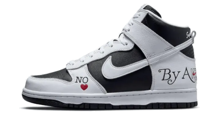 Nike Sb Dunk High Supreme By Any Means Black