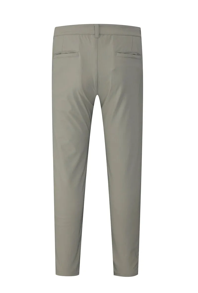 Pantalon chino uni avec glissière