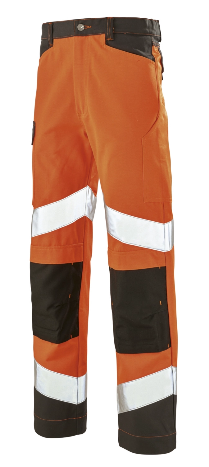 Pantalon Fluo Tech HV - Orange / Gris charcoal Cepovett