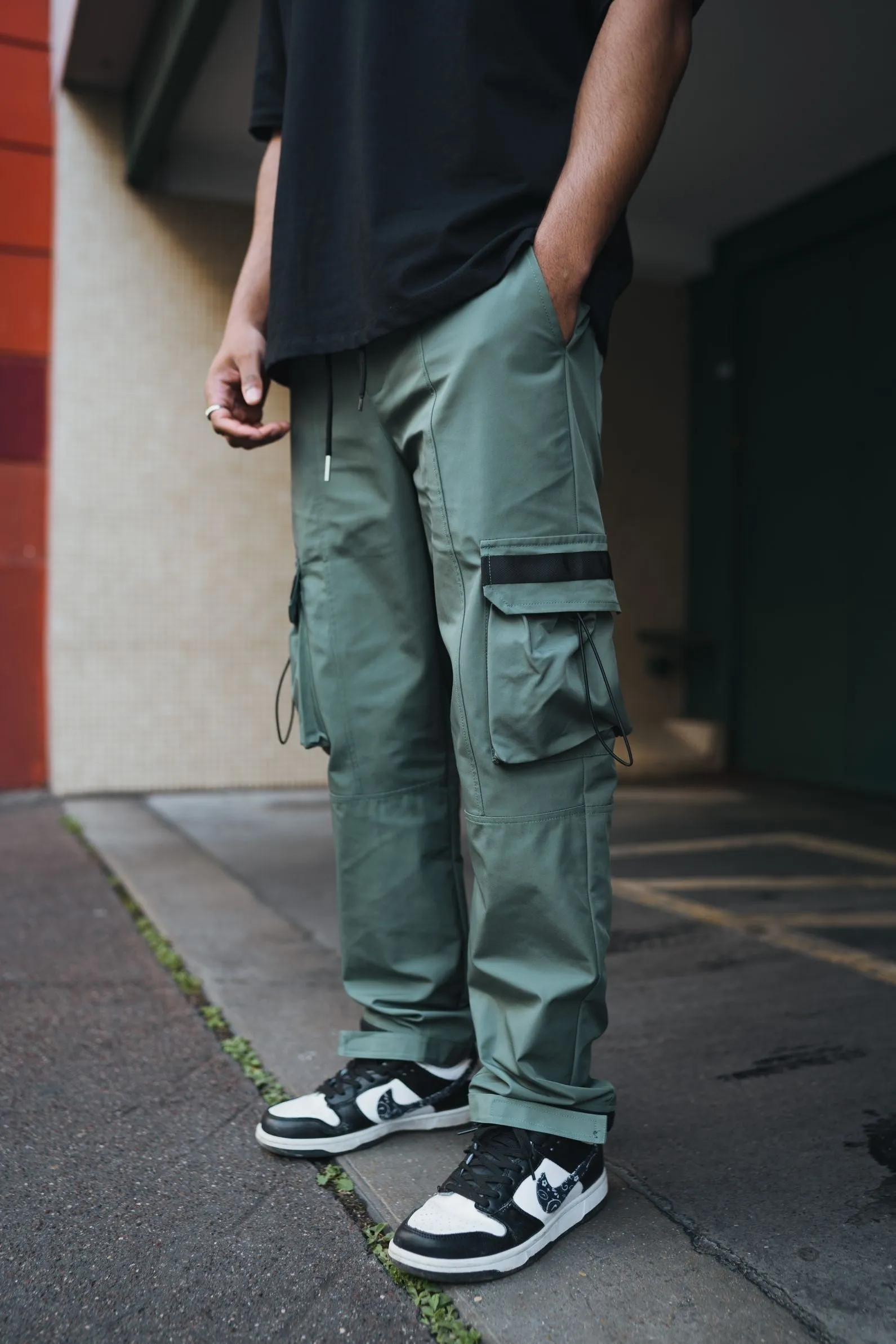 Pantalon jogger cargo en toile