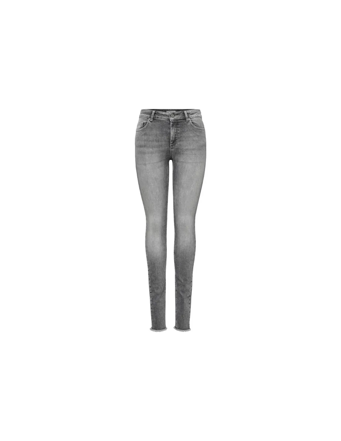Pantalon Only blush MidAnkRea0918 Gris Denim Femme