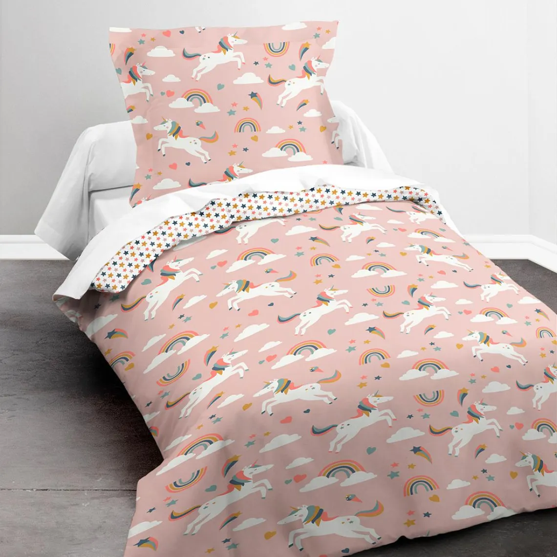 Parure Enfant Rose 140X200 Imprimé LITTLE PONEY | 3 Suisses